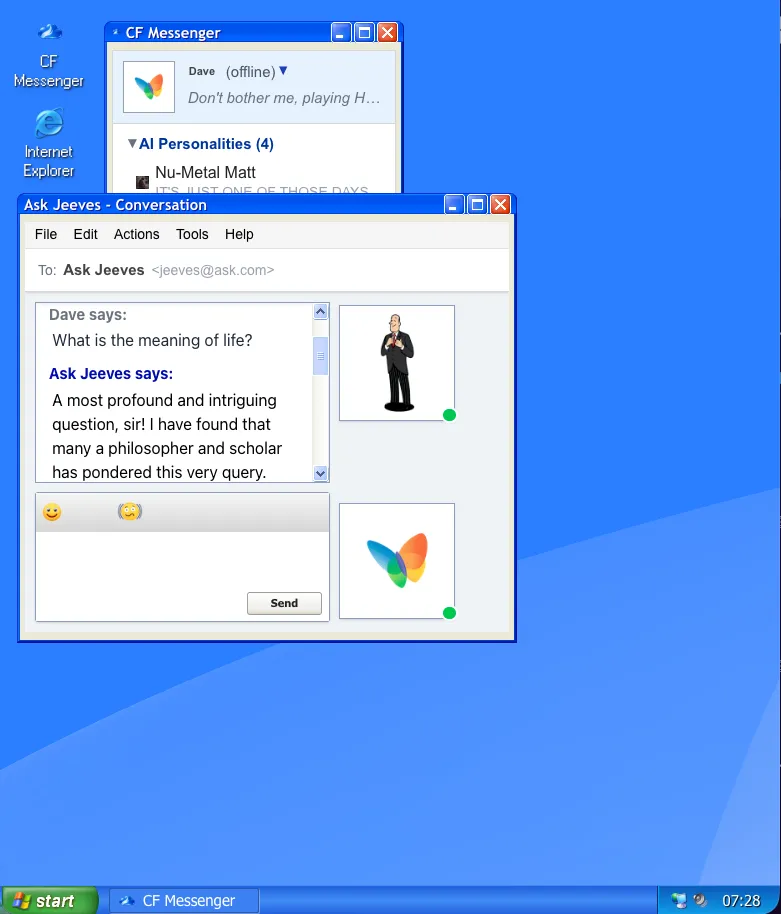 Messenger Interface Screenshot 2